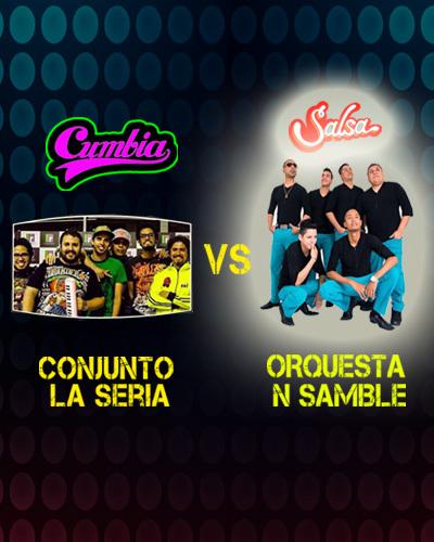Cumbia vs Salsa Orquesta N Samble