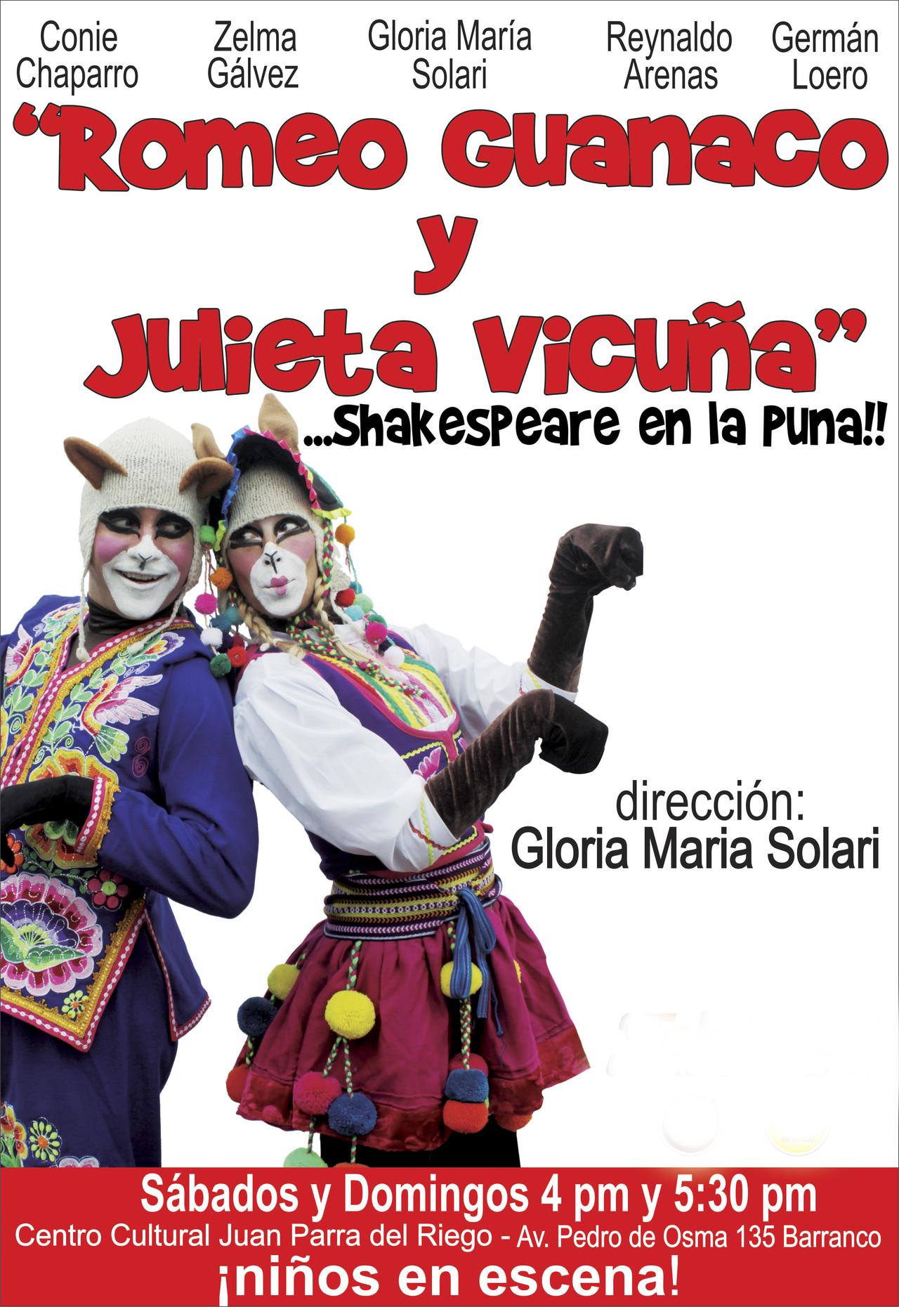 Romeo Guanaco y Julieta Vicuña