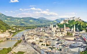 Salzburgo desde el aire