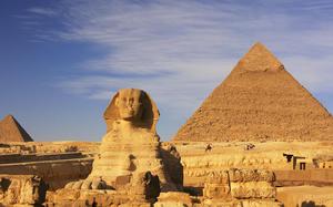 Pir�mide de Khafre y esfinge