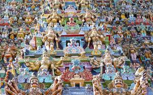 Exterior del Templo Meenakshi