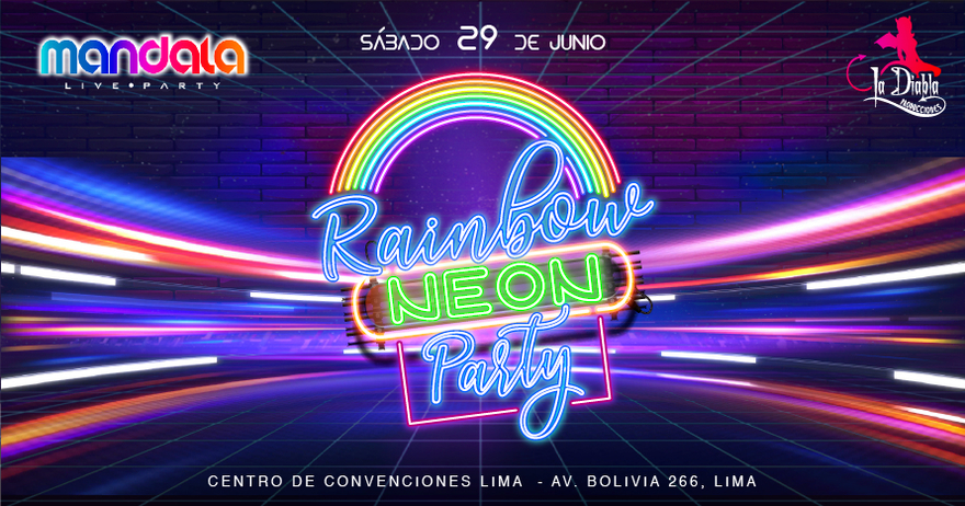 Venta de entradas para Rainbow Neon Party en AtrÃ¡palo
