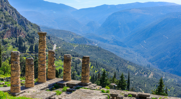 Grecia clásica con Meteora y Santorini