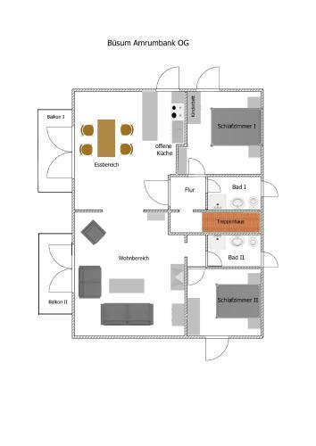 Apartamento Ferienwohnungen Amrumbank