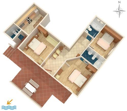 Apartment Makarska 6767b