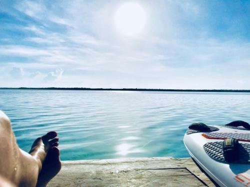 Lodge Private Cabin In Bacalar With Your Own Deck!