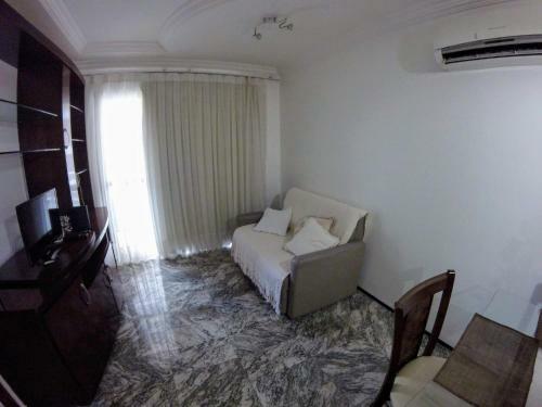 Apartamento Flat Com Linda Vista Mar, Perto De Tudo !!!