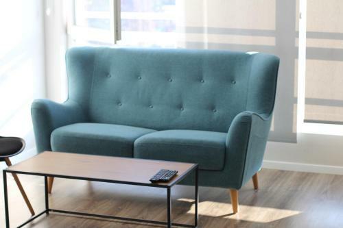 Turquoise And Magenta Apartment