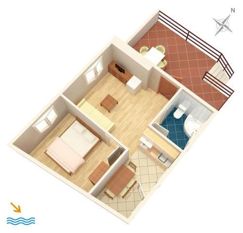 Apartment Lumbarda 156a