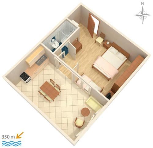 Apartamentos Studio Makarska 512c