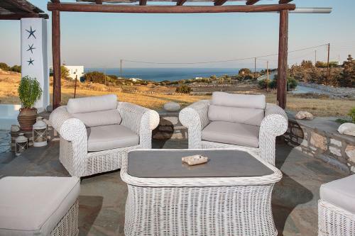 White And Blue Villa