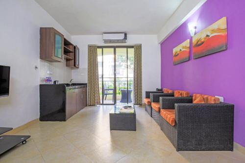 Apartamento Serviced 2 Bhk With Pool And Swim-up Bar