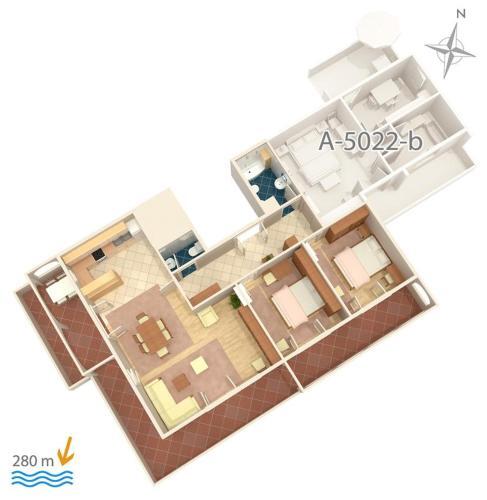 Apartments With A Parking Space Banjol (rab) - 5022