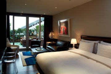 Hotel Eclat Beijing (terraza)