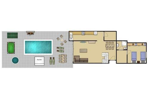Playa Blanca Villa Sleeps 6 Pool Air Con Wifi