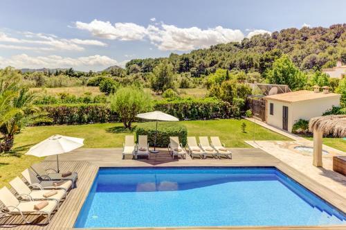 Port De Pollenca Villa Sleeps 10 Pool Air Con Wifi