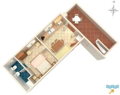 Apartments With A Parking Space Mrljane, Pasman - 8498