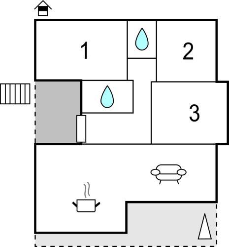 Three-bedroom Apartment In Komarna