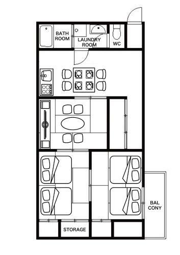 Hakata Apartment 6g