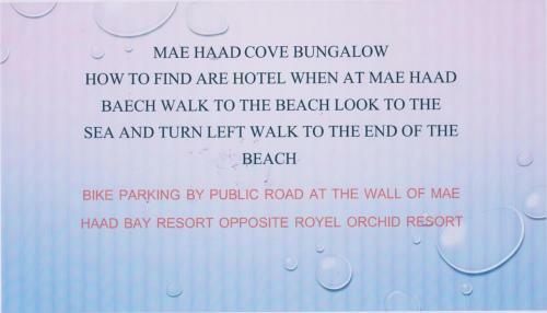 Hotel Mae Haad Cove Bungalow