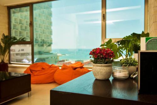 Apartamento Luxury Full Sea View Apt Facing Gordon Beach