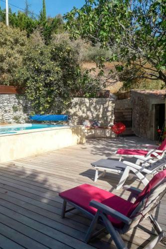 Ferienhaus Mit Pool Venterol 170s