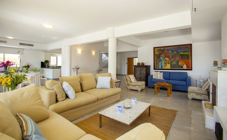 Meneou Beachfront Villa Sunset