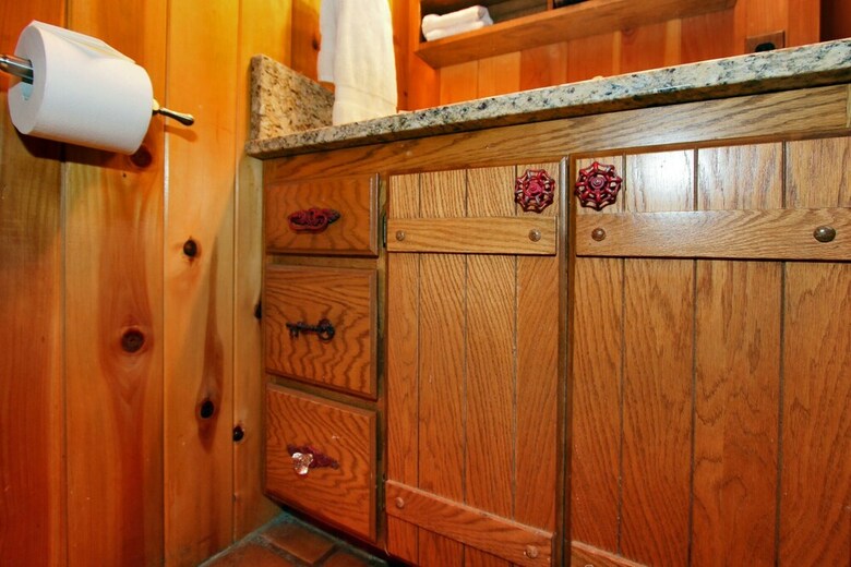 Log Cabin On The Stream