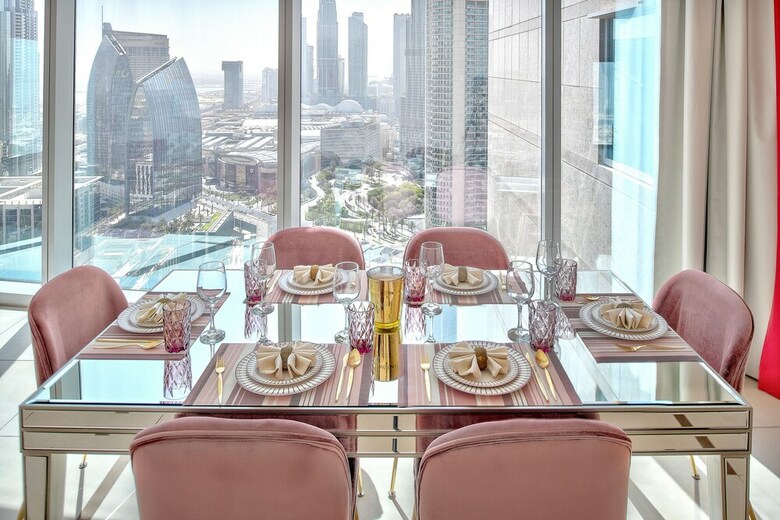 Apartamento Dream Inn 48 Burj Gate Gulf View