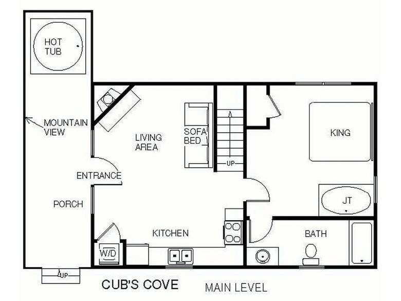Cubs Cove - One Bedroom Cabin