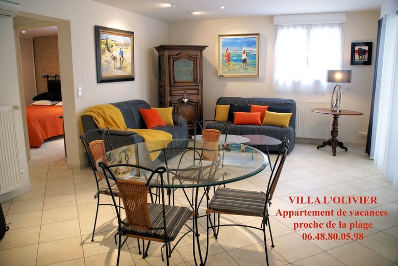 Apartamento L'appartement de La Villa L'olivier