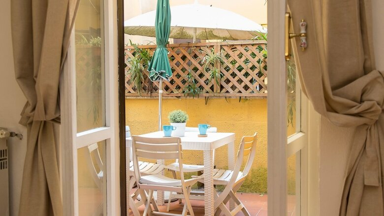 Rental In Rome Panieri Terrace Apartment