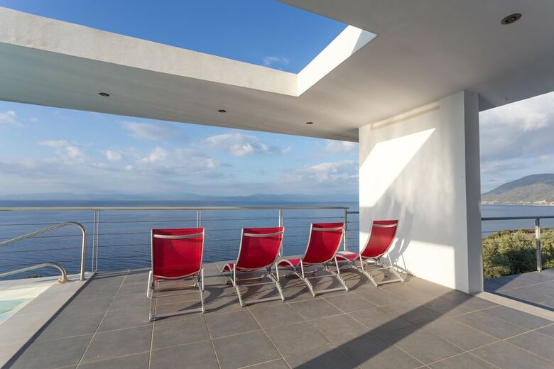 600m� Homm Luxury Villa Sea Side Evia 16ppl