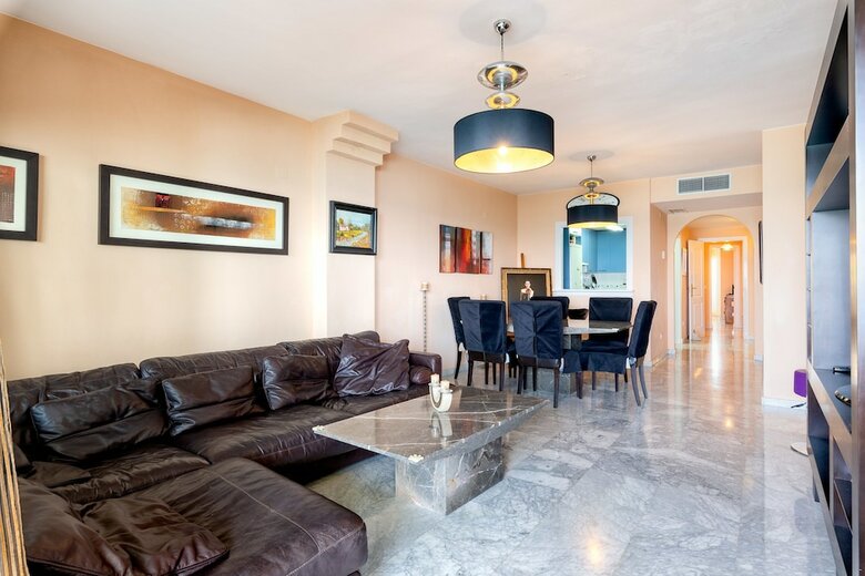 Costa Quebrada - Beachfront 3br Apartment With Huge Terrace & Sea Views