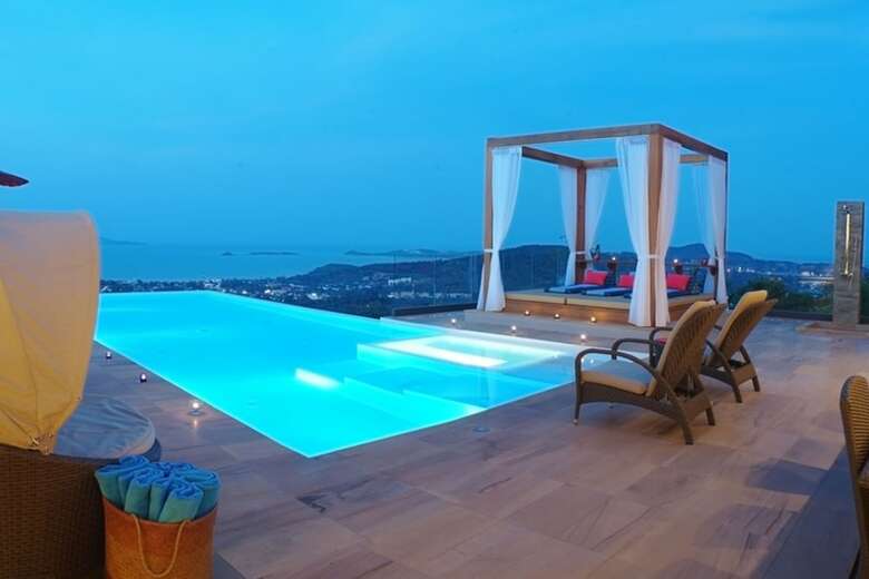 8 Bedroom Sea View Villa Blue Overlooking Chaweng