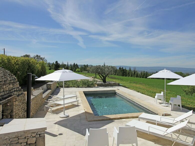 Villa Beautiful, Renovated Bastide With Private Pool And Panoramic Views, 3km From Apt
