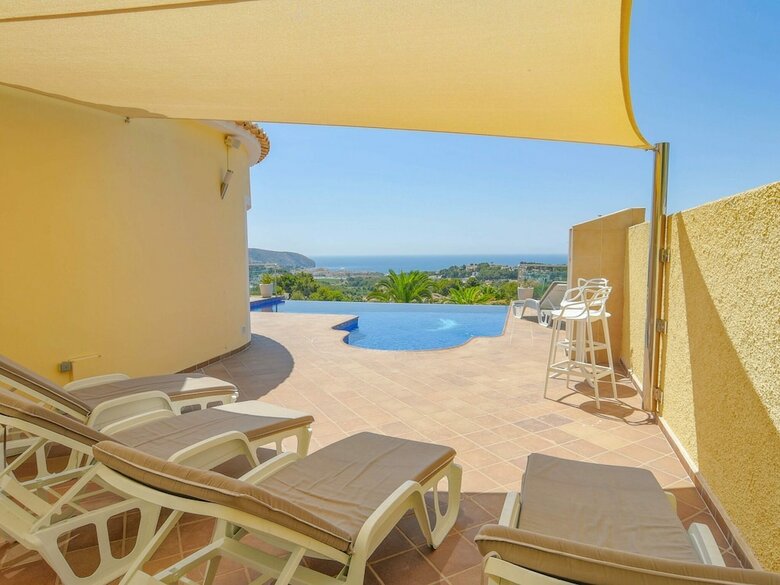 Great Villa In Moraira With Unique View, Infinity Pool And Outdoor Kitchen