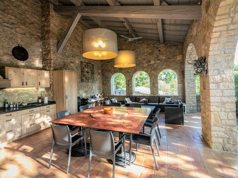 Holiday Home In Saint-marcel-de-careiret With Heated Pool
