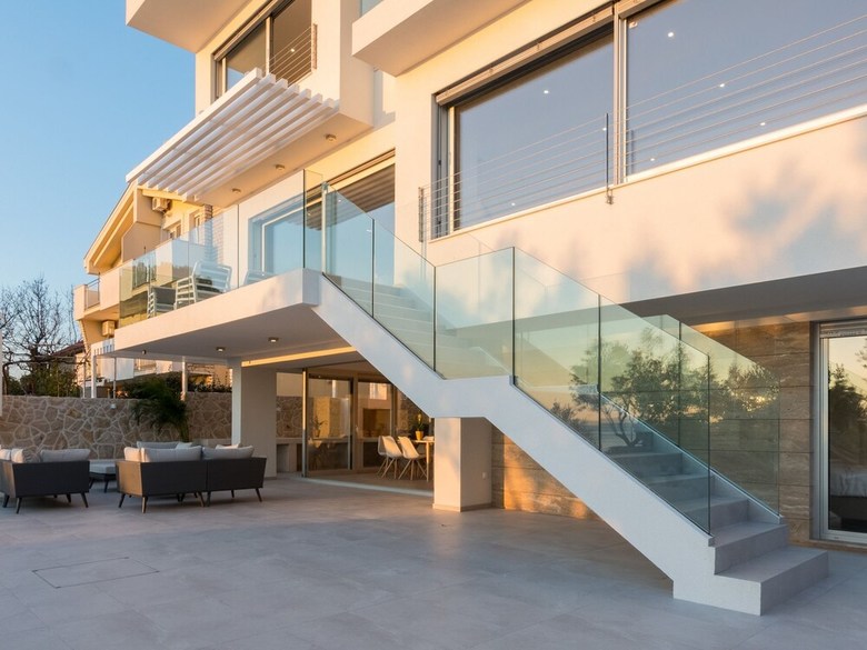 Newly Constructed Beachfront Luxury Villa With Amazing Sea View, Large Terrace