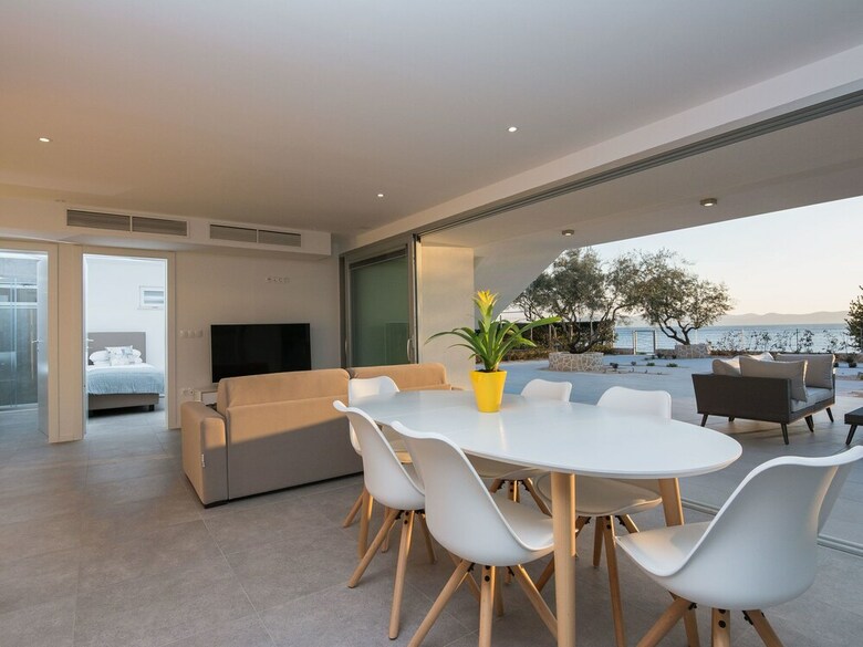 Newly Constructed Beachfront Luxury Villa With Amazing Sea View, Large Terrace