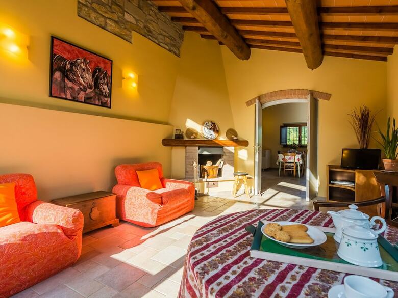 Beautiful Cottage In Dicomano With Swimming Pool