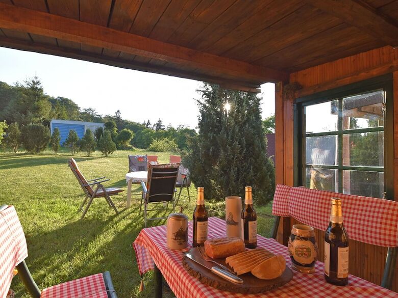 Modern Holiday Home In G�ntersberge With Fish Pond
