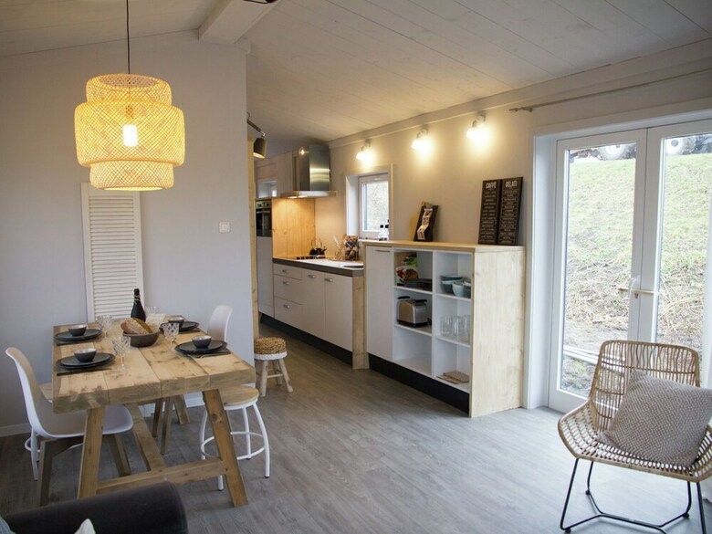 Fascinaing Chalet With Sauna, Veranda, Lounge Set, Storage