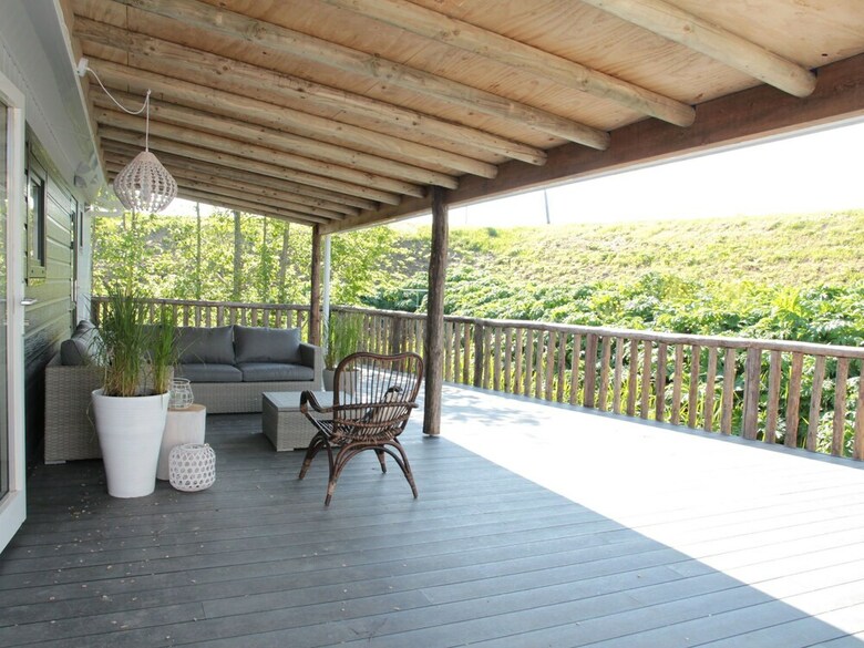 Fascinaing Chalet With Sauna, Veranda, Lounge Set, Storage