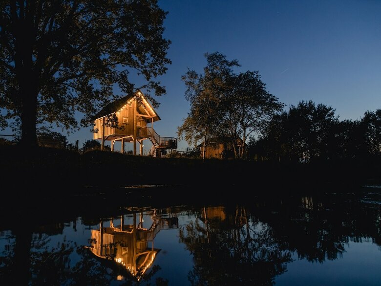 Comfortable Chalet With A Garden, At Nature Reserve