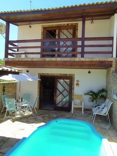 Casa Confort�vel Com Piscina Na Praia de Tucuns