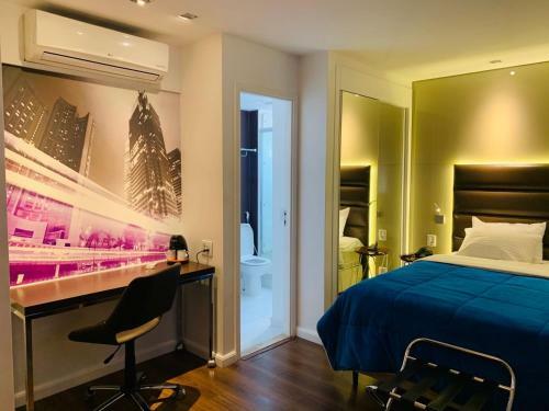 Hotel Su�te Luxo Com Cama King Size, Internet R�pida E Garagem Mercure Vl Olimpia