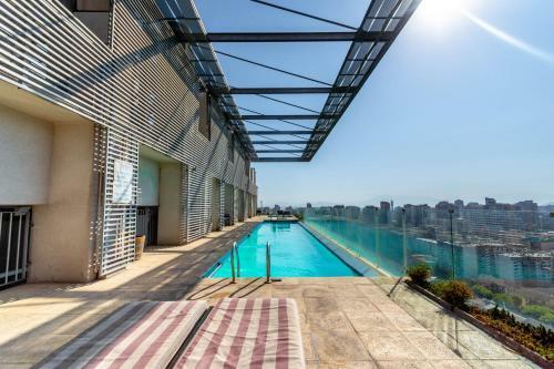 Apartamento Tribeca Super King Room - Studio With Parking, Pool, Wifi, AC