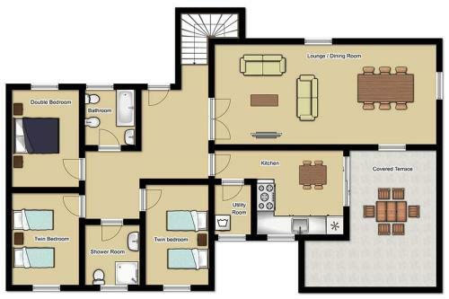 Punta Prima Villa Sleeps 8 With Pool Air Con And Wifi