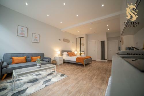 Apartamento Boutique Studio Luton Centre By Opulent Living Serviced Accommodation